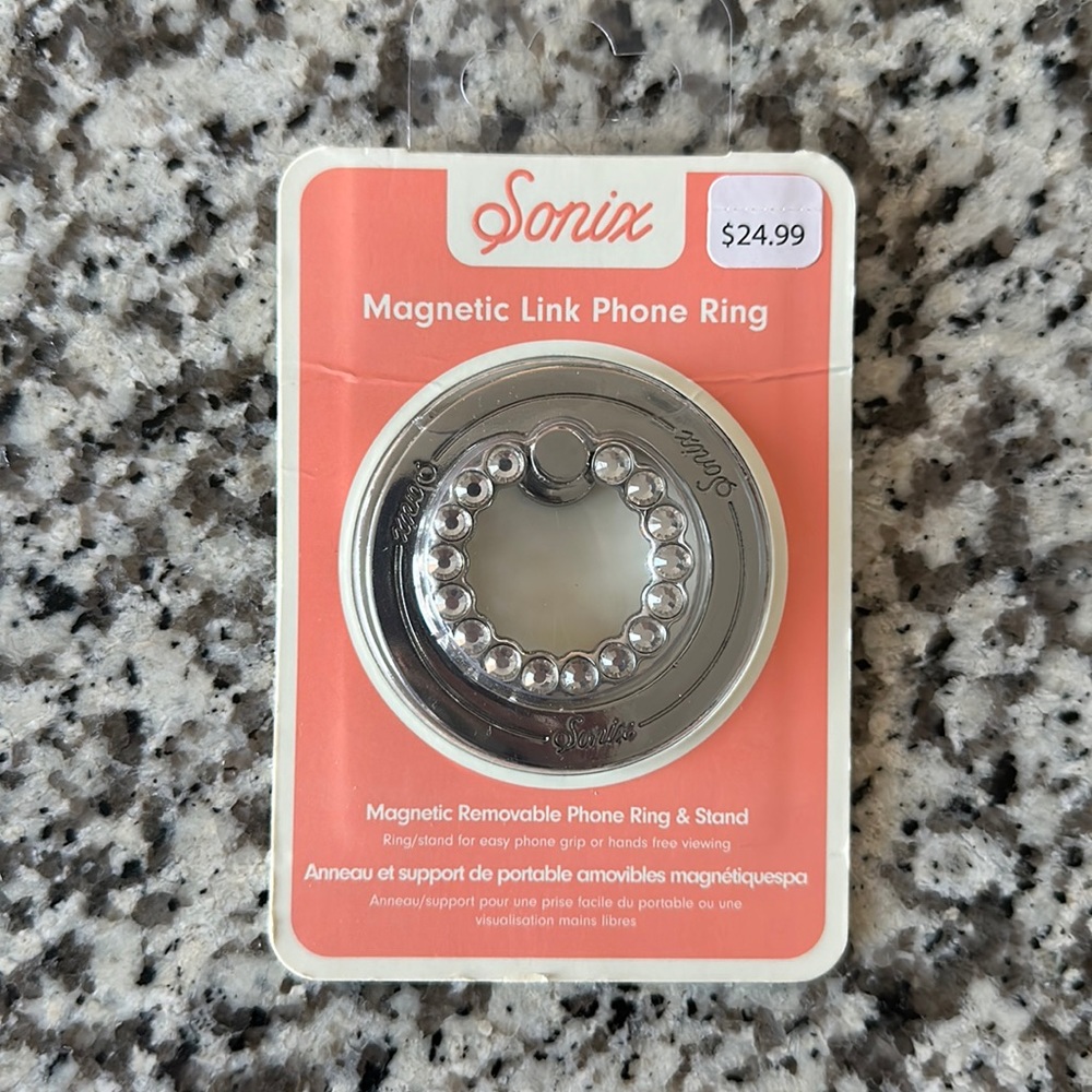 Sonix Rhinestone Magnetic Phone Ring